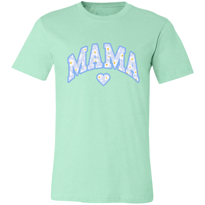 Mama Floral Daisy T-Shirt (Blue)