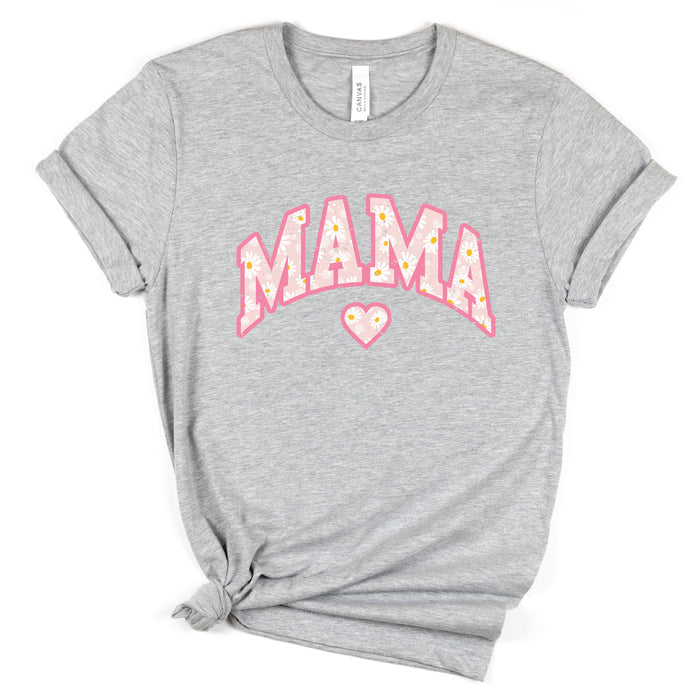 Mama Floral Daisy T-Shirt (Pink)