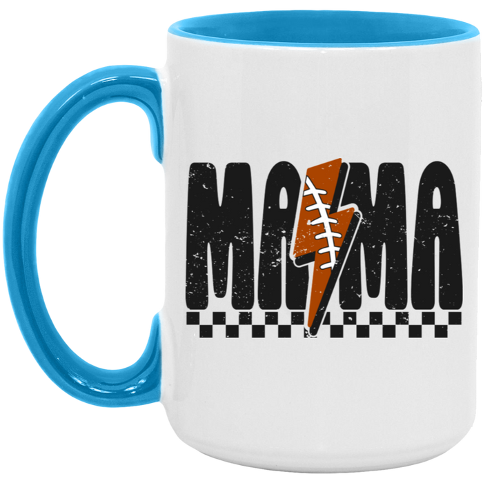 Mama Football Bolt15oz Coffee Mug