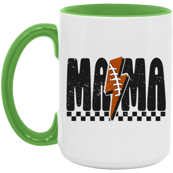 Mama Football Bolt15oz Coffee Mug