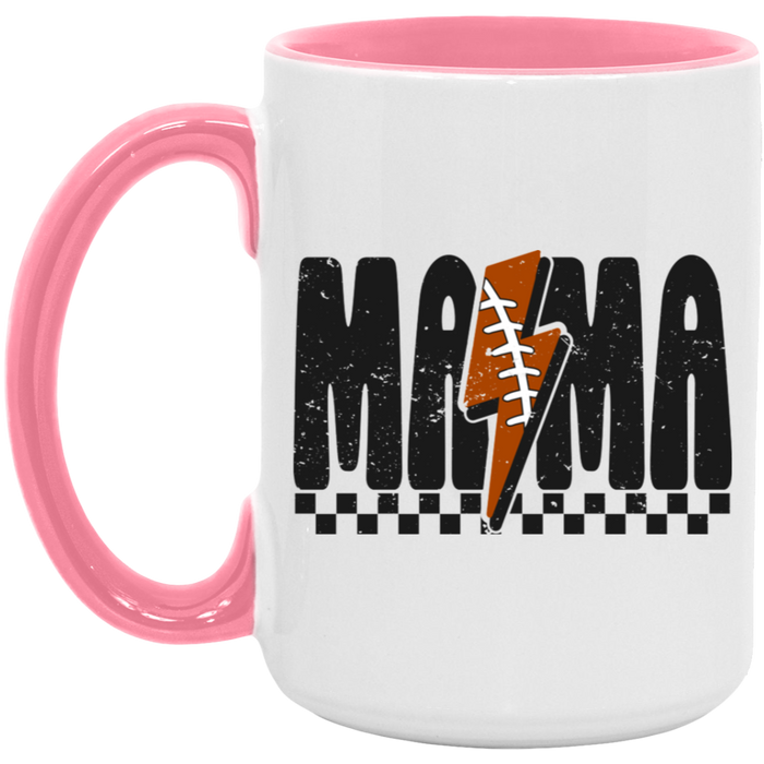 Mama Football Bolt15oz Coffee Mug