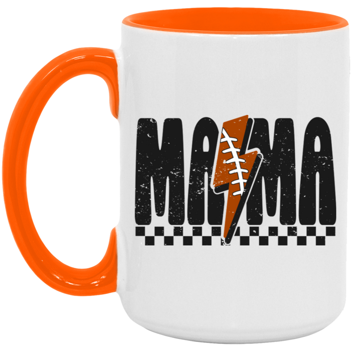 Mama Football Bolt15oz Coffee Mug