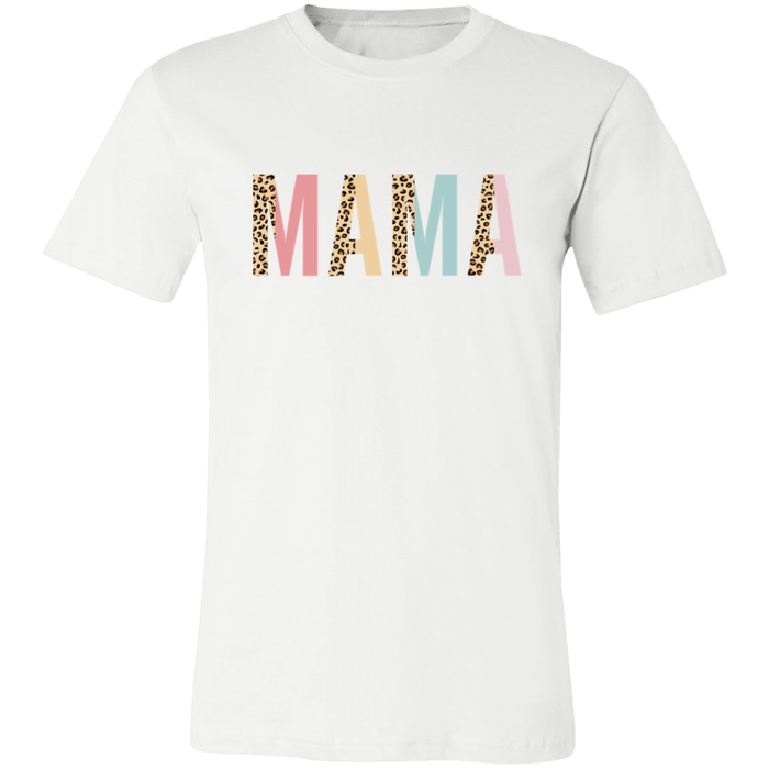 Mama Leopard and Pastel Color Block T-Shirt