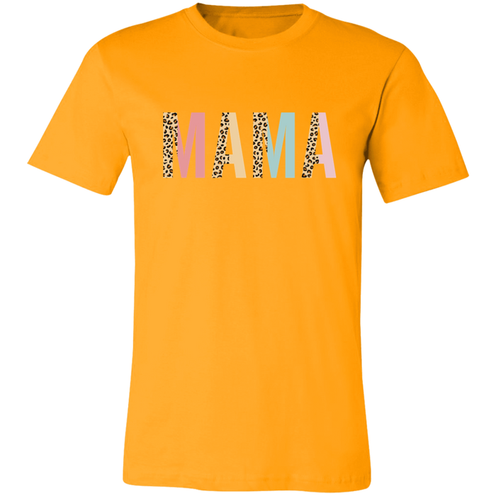 Mama Leopard and Pastel Color Block T-Shirt