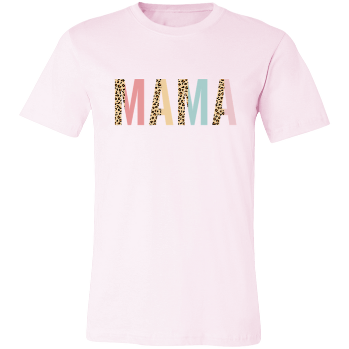 Mama Leopard and Pastel Color Block T-Shirt