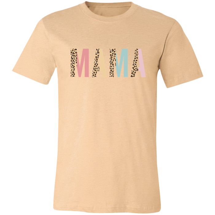 Mama Leopard and Pastel Color Block T-Shirt