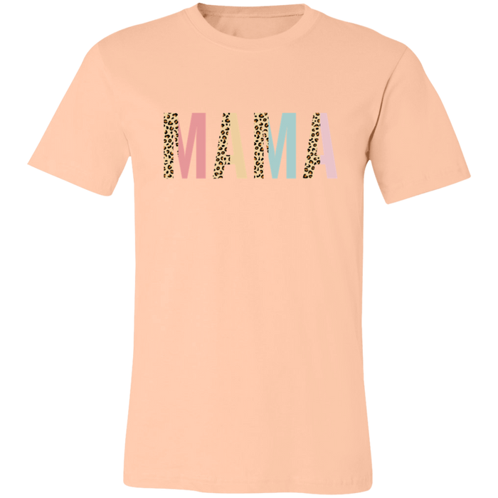 Mama Leopard and Pastel Color Block T-Shirt