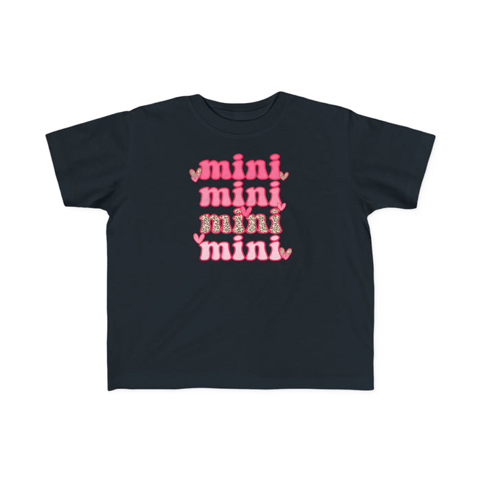Mama & Mini 4x Valentine Day T-Shirts (Black) — matching set
