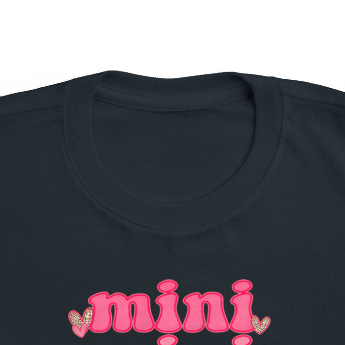 Mama & Mini 4x Valentine Day T-Shirts (Black) — matching set