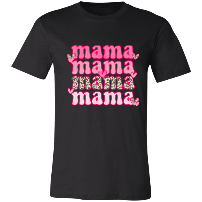 Mama & Mini 4x Valentine Day T-Shirts (Black) — matching set