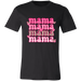 Mama & Mini 4x Valentine Day T-Shirts (Black) — matching set