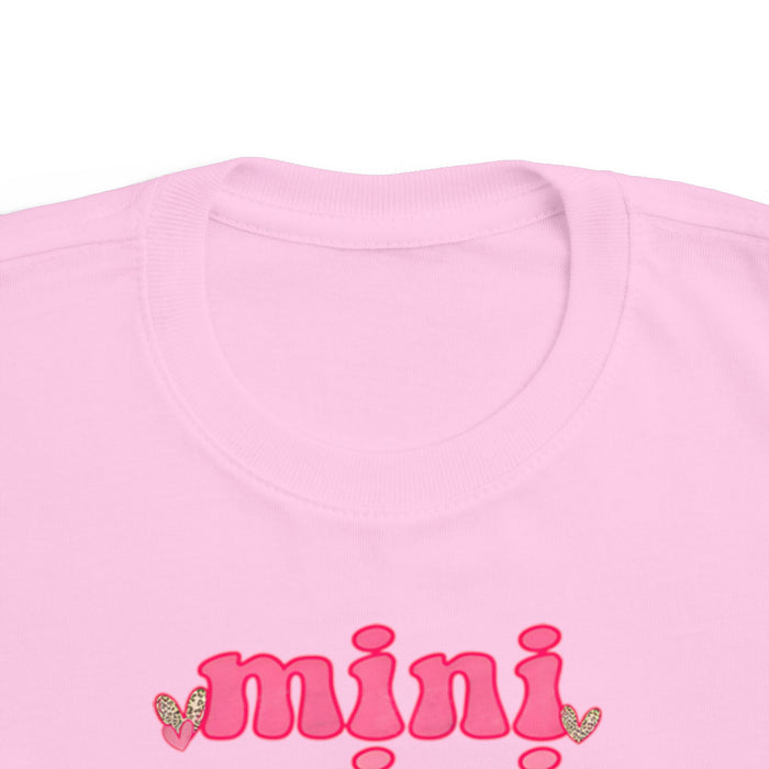 Mama & Mini 4x Valentine Day T-Shirts (Pink) — matching set