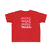 Mama & Mini 4x Valentine Day T-Shirts (Red) — matching set