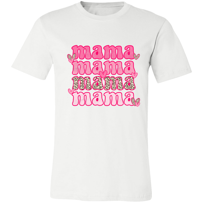 Mama & Mini 4x Valentine Day T-Shirts (White) — matching set