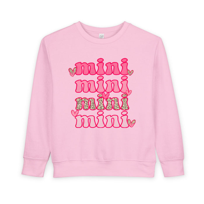 Mama & Mini 4x Valentine Sweatshirt (Pink)