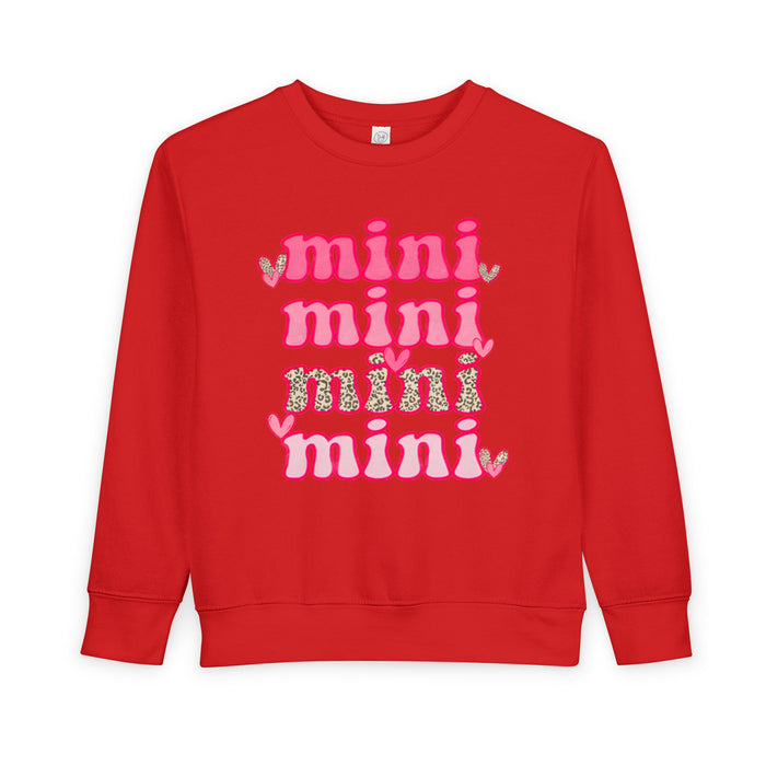 Mama & Mini 4x Valentine Sweatshirt (Red)