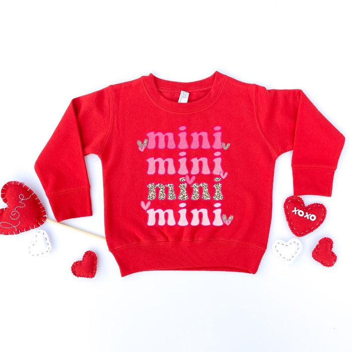 Mama & Mini 4x Valentine Sweatshirt (Red)