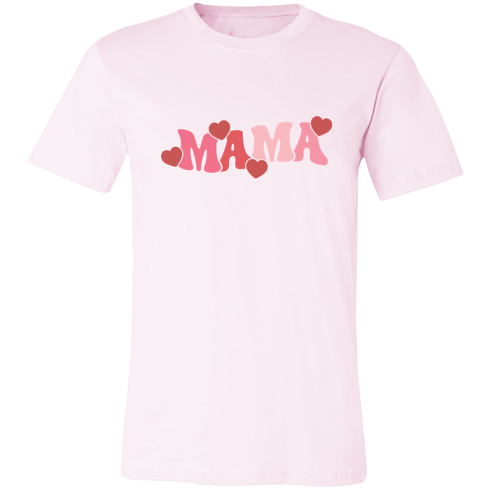 Mama & Mini Valentine Hearts Matching Tees (Pink) — matching set