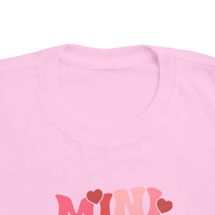 Mama & Mini Valentine Hearts Matching Tees (Pink) — matching set