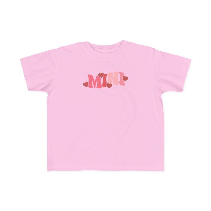 Mama & Mini Valentine Hearts Matching Tees (Pink) — matching set