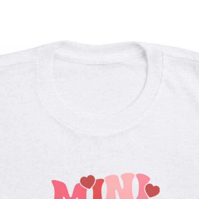 Mama & Mini Valentine Hearts Matching Tees (White) — matching set