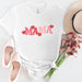 Mama & Mini Valentine Hearts Matching Tees (White) — matching set