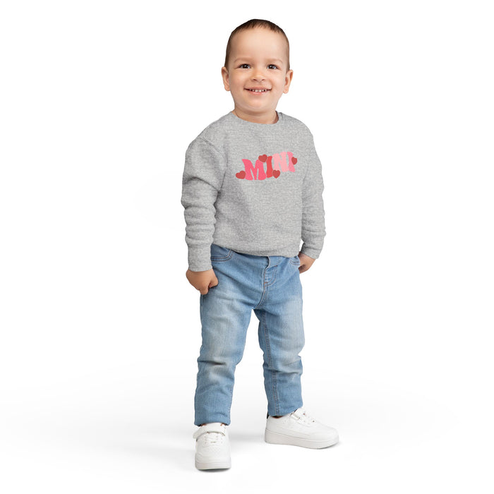 Mama & Mini Valentine Hearts Sweatshirts (Grey)