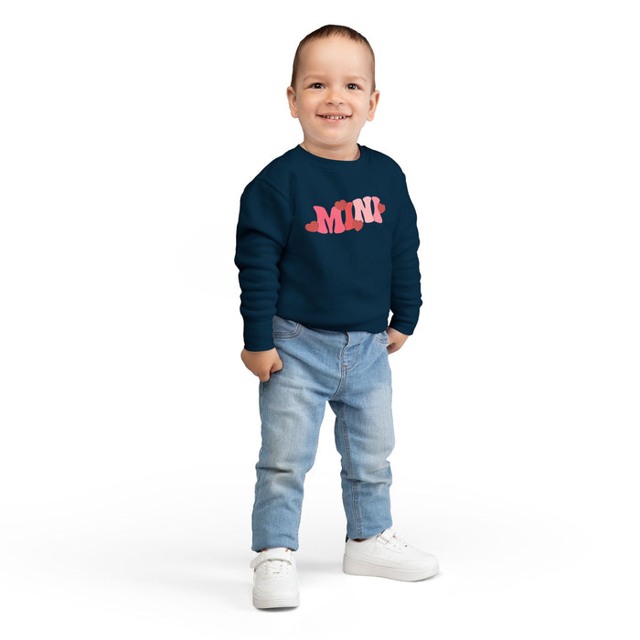 Mama & Mini Valentine Hearts Sweatshirts (Navy)