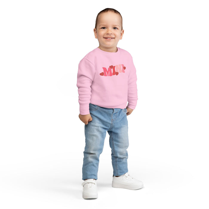 Mama & Mini Valentine Hearts Sweatshirts (Pink)