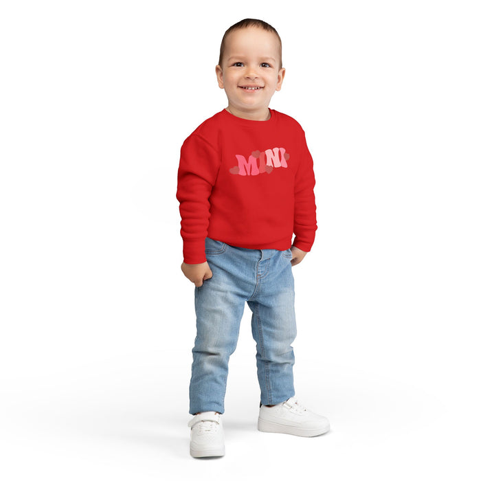 Mama & Mini Valentine Hearts Sweatshirts (Red)