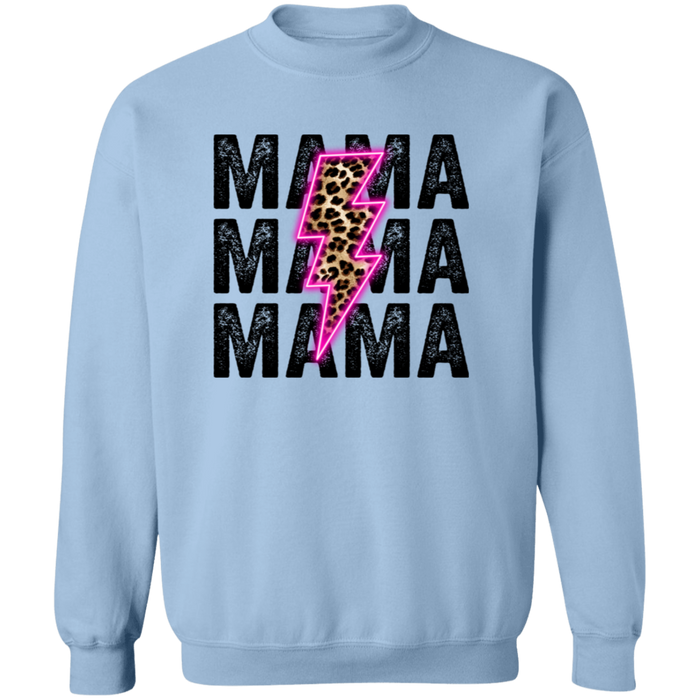 Mama Neon Lightning Bolt Sweatshirt