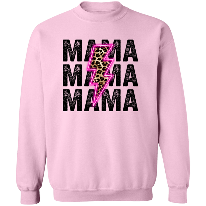 Mama Neon Lightning Bolt Sweatshirt