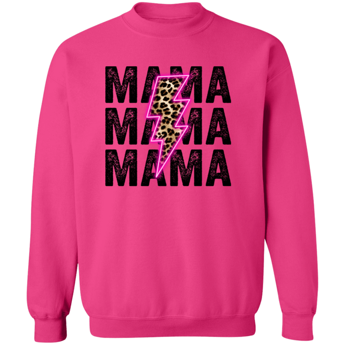 Mama Neon Lightning Bolt Sweatshirt