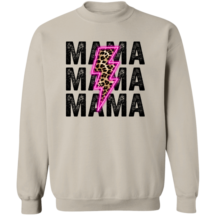 Mama Neon Lightning Bolt Sweatshirt