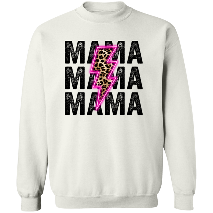 Mama Neon Lightning Bolt Sweatshirt