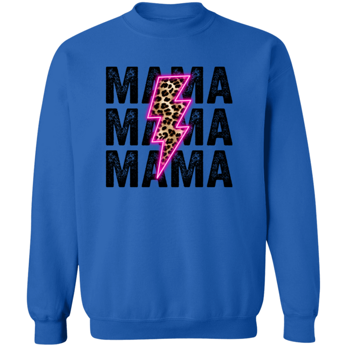 Mama Neon Lightning Bolt Sweatshirt