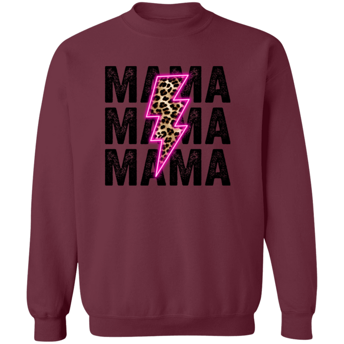 Mama Neon Lightning Bolt Sweatshirt
