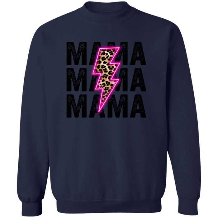 Mama Neon Lightning Bolt Sweatshirt