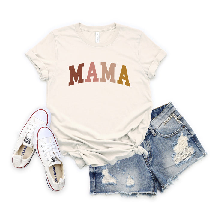 Mama Neutral Color Block T-Shirt