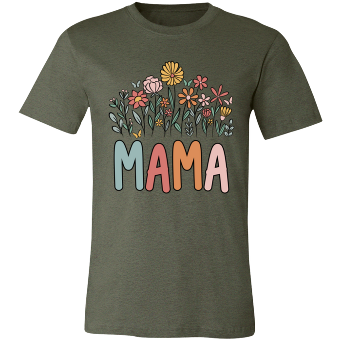 Mama Summer Flowers T-Shirt