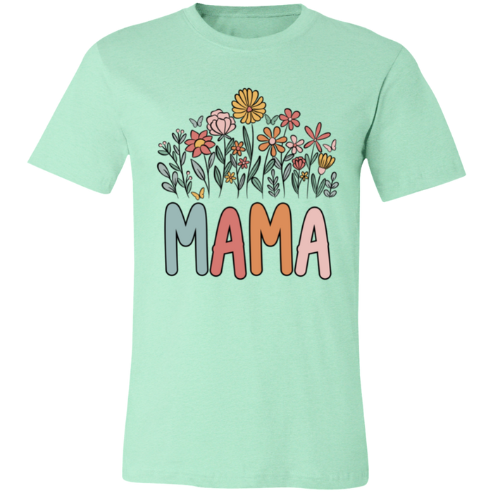 Mama Summer Flowers T-Shirt
