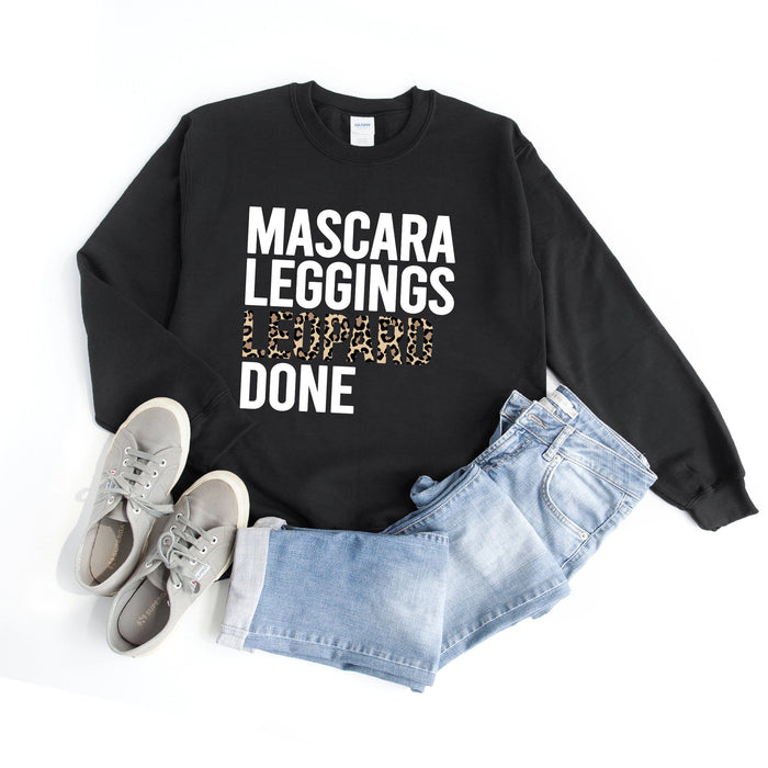 Mascara Leggings Leopard Done Sweatshirt