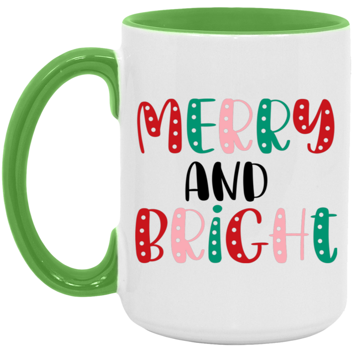 Merry And Bright Lights 15 oz Coffee Mug