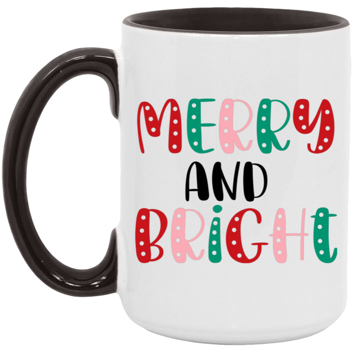 Merry And Bright Lights 15 oz Coffee Mug