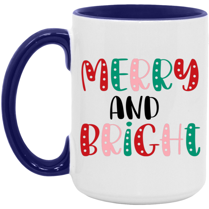 Merry And Bright Lights 15 oz Coffee Mug
