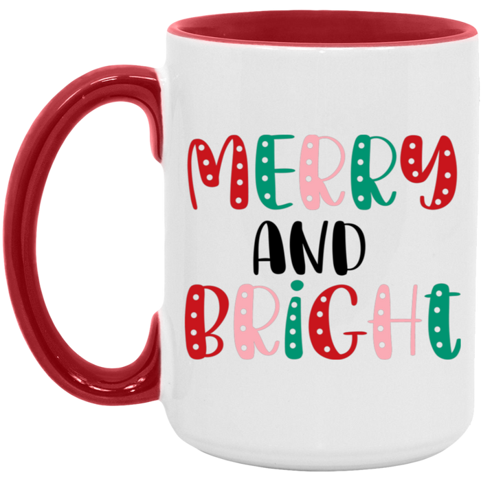 Merry And Bright Lights 15 oz Coffee Mug