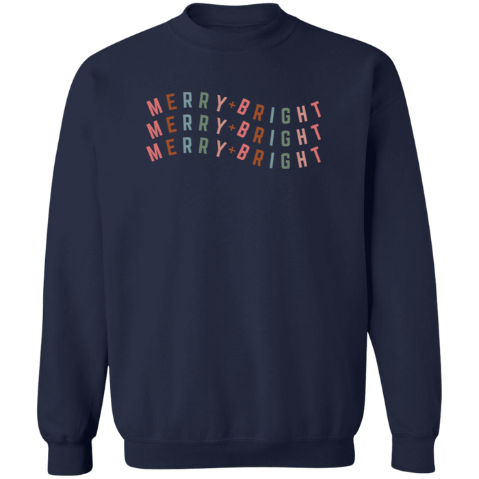 Merry + Bright Wavy Sweatshirt