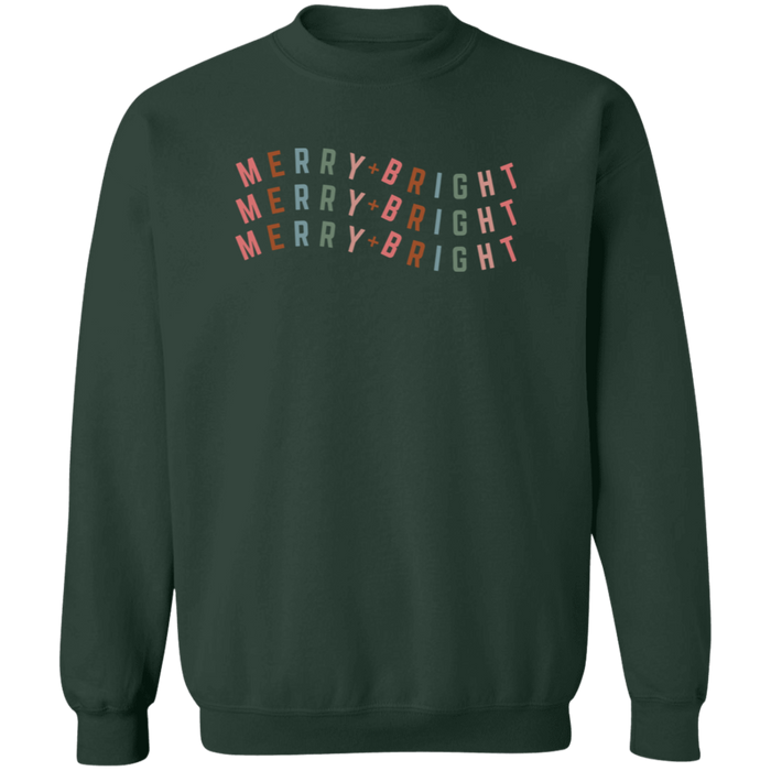Merry + Bright Wavy Sweatshirt