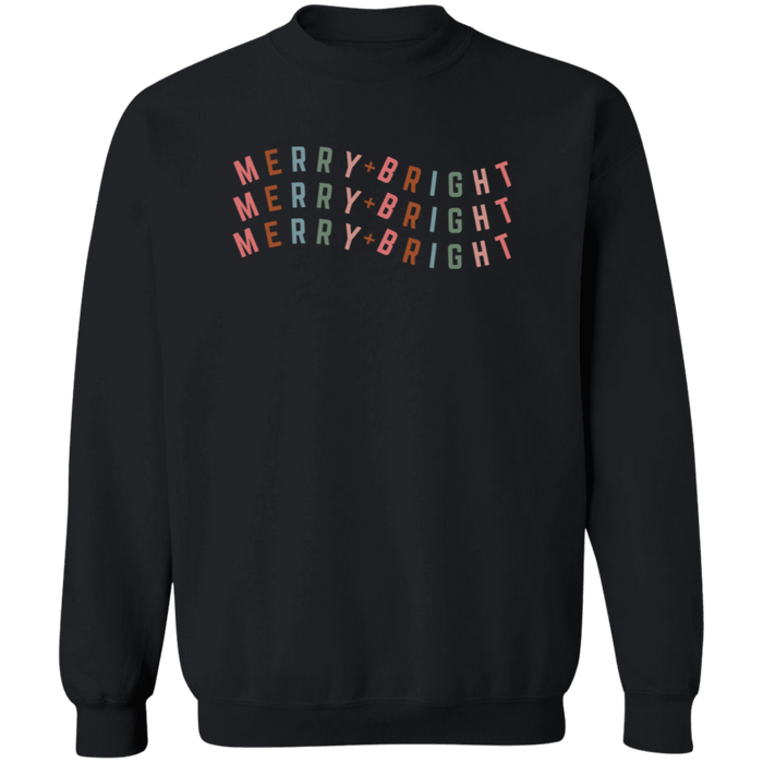 Merry + Bright Wavy Sweatshirt