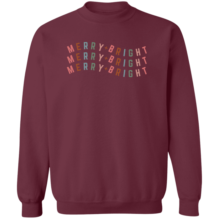 Merry + Bright Wavy Sweatshirt